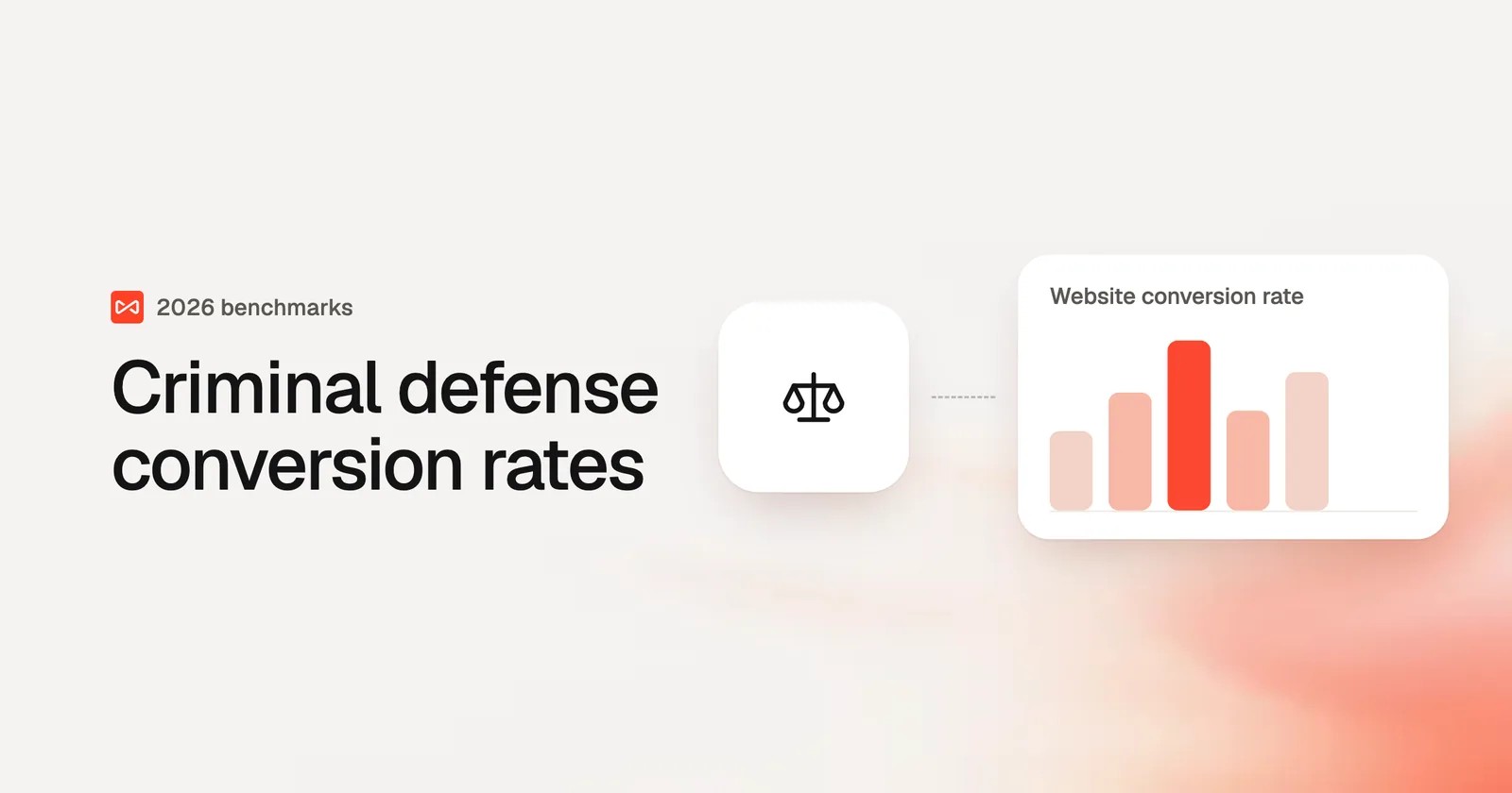Criminal defense conversion rates: SourceLoop blog cover illustration