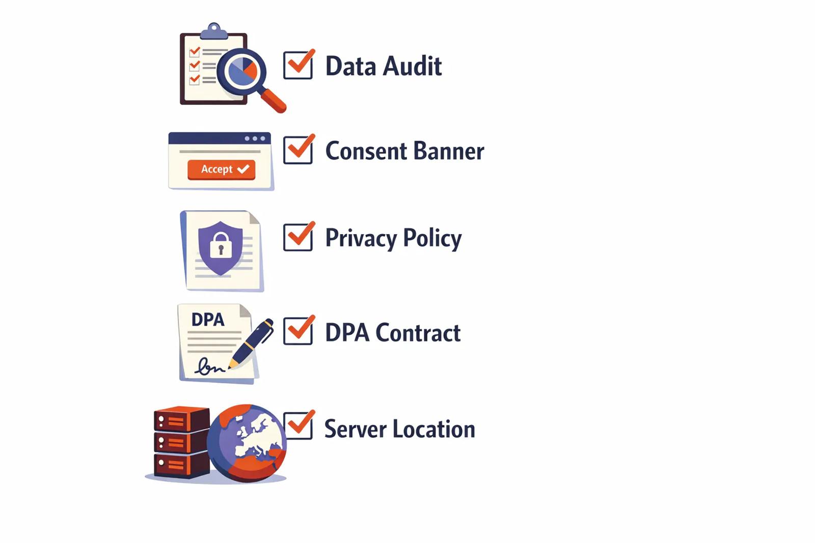 GDPR compliance checklist for conversion tracking implementation