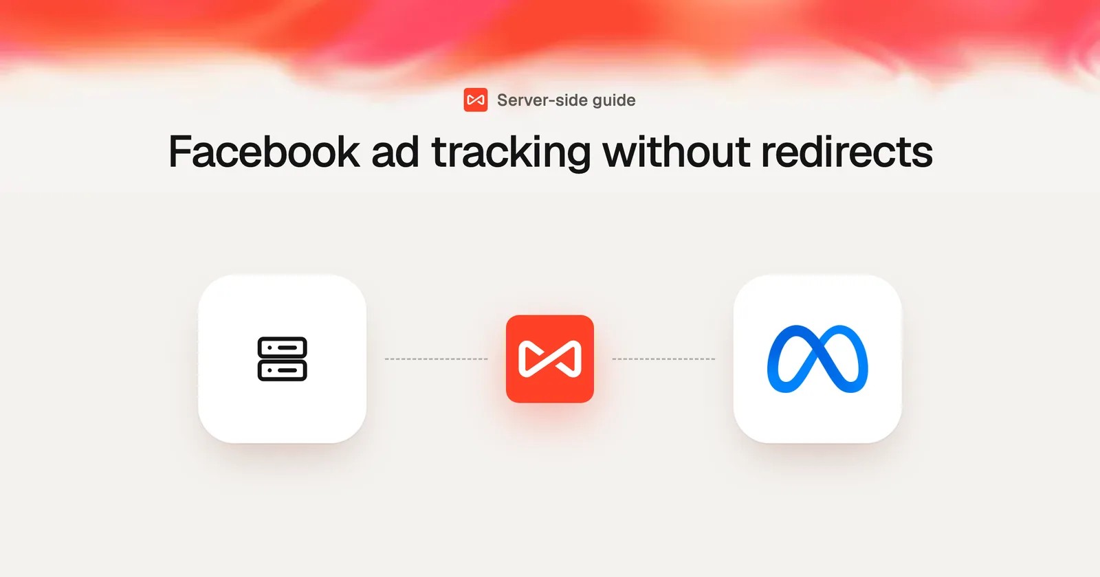 Facebook ad tracking without redirects: SourceLoop blog cover illustration
