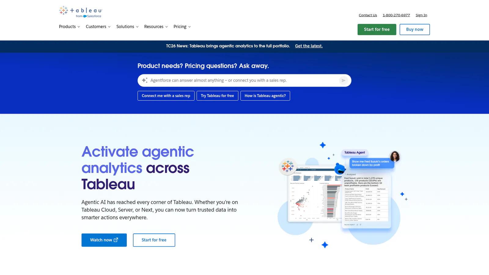 Tableau business intelligence platform