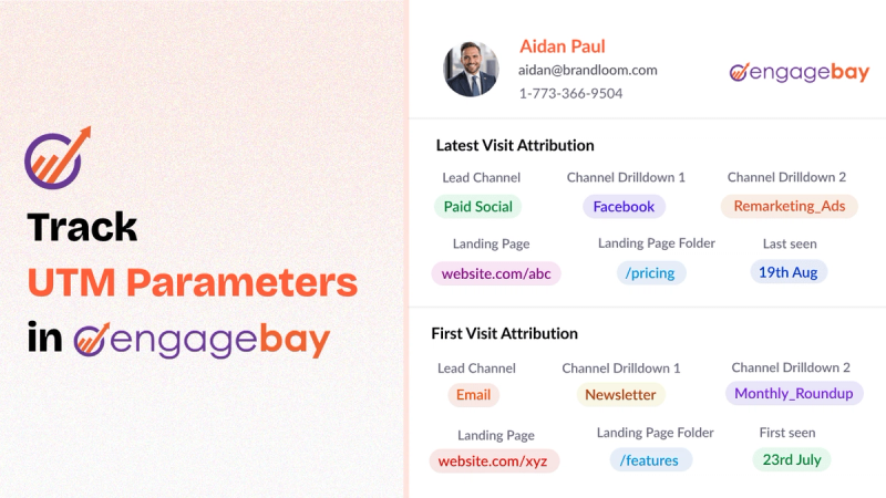 Engagebay UTM tracking