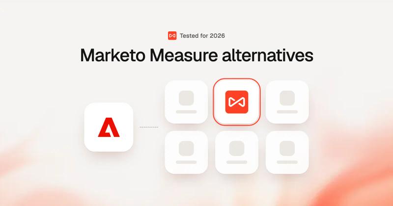 Adobe Marketo Measure alternatives: SourceLoop blog cover illustration