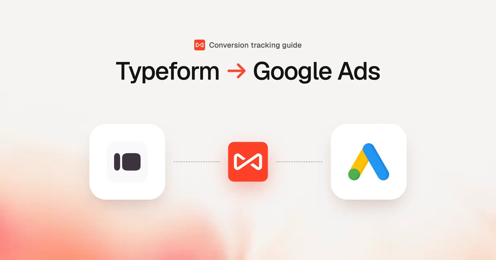 Typeform to Google Ads: SourceLoop blog cover illustration