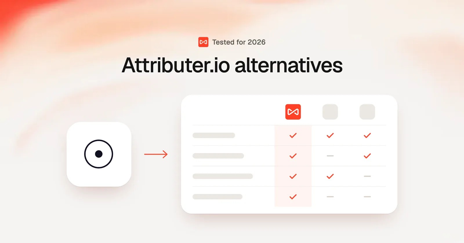 Attributer.io alternatives: SourceLoop blog cover illustration