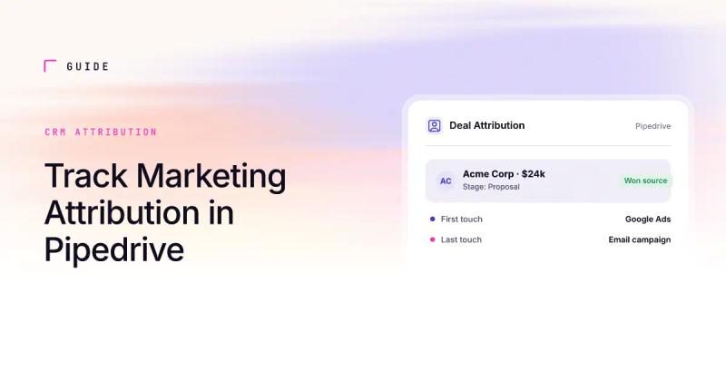 Track Marketing Attribution in Piepdrive Crm: 2026 Guide