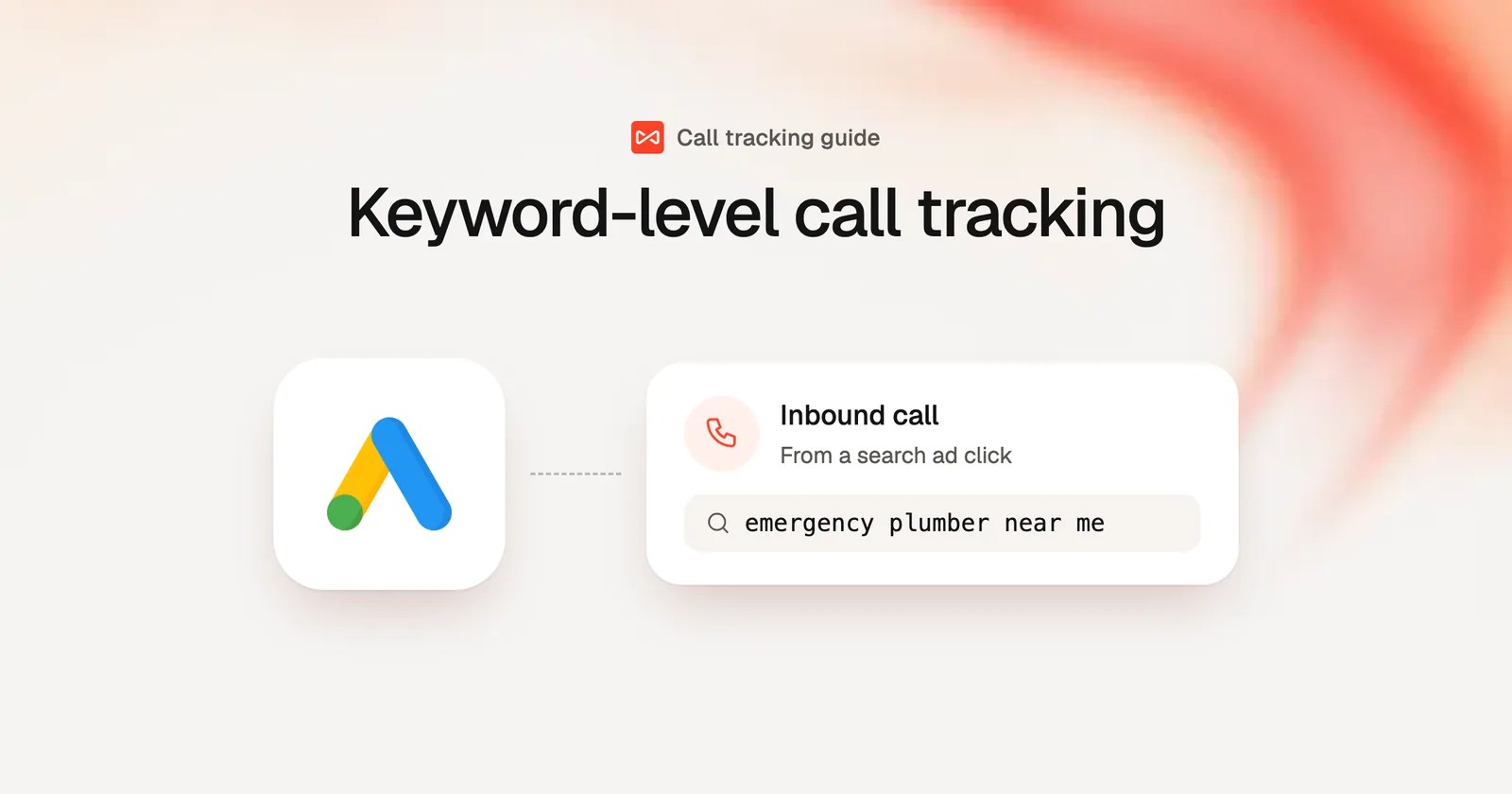 Keyword-level call tracking: SourceLoop blog cover illustration
