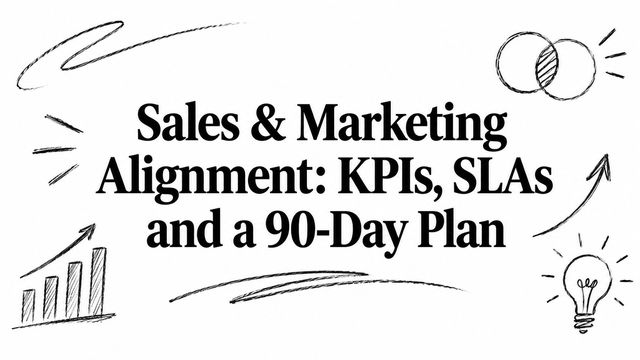 Sales & Marketing Alignment: KPIs, SLAs and a 90-Day Plan