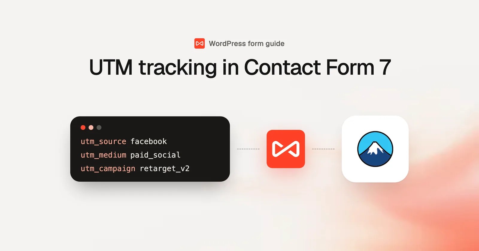 UTM tracking in Contact Form 7: SourceLoop blog cover illustration