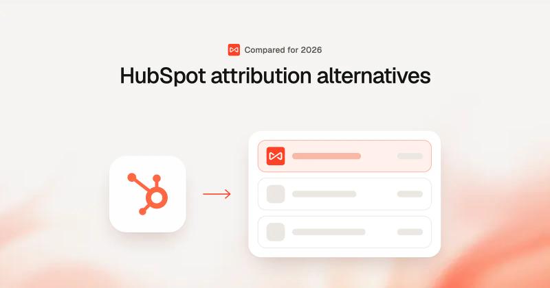 HubSpot attribution alternatives: SourceLoop blog cover illustration