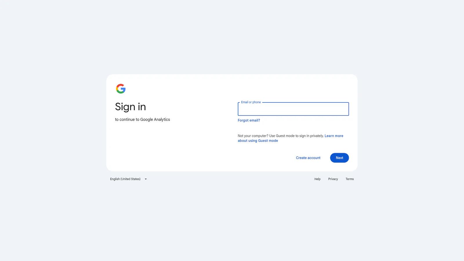 Google Analytics 4 dashboard interface