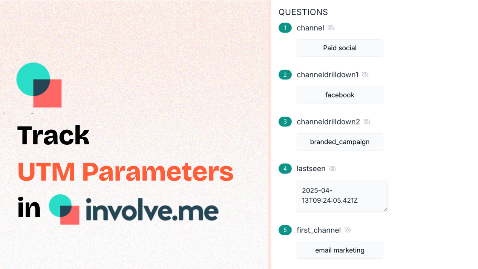 Capture UTM parameters in Involve.me