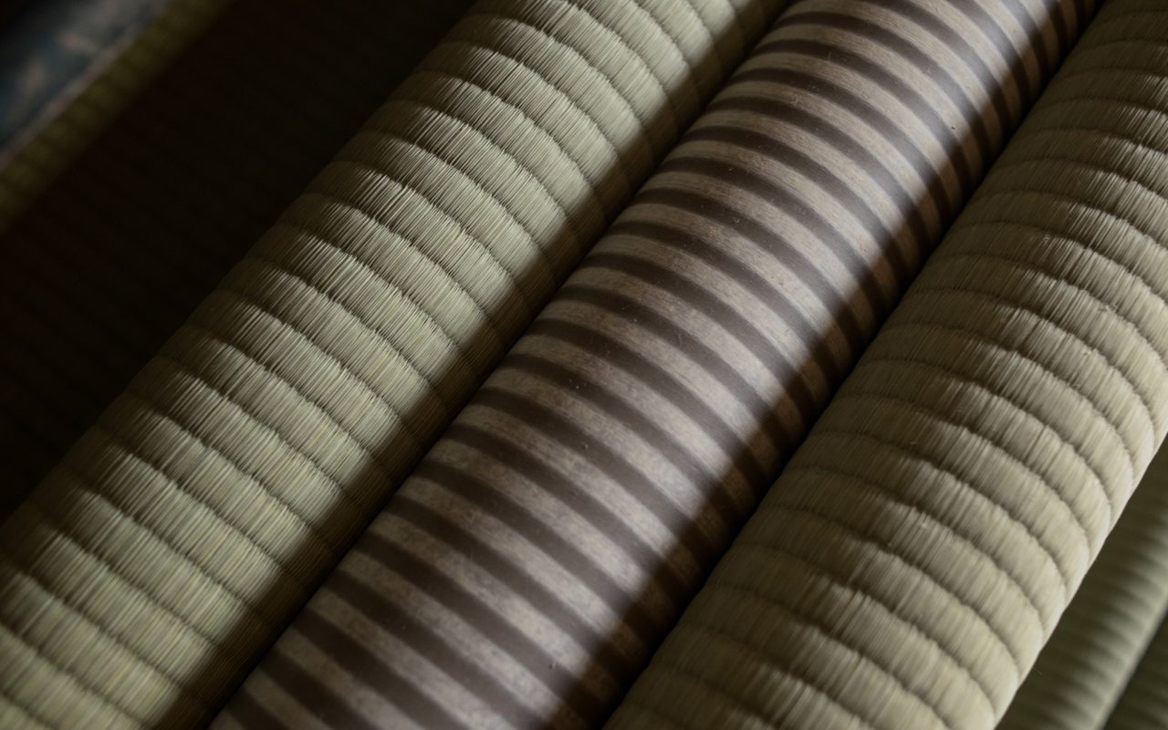 Goza mats using igusa with different colors 