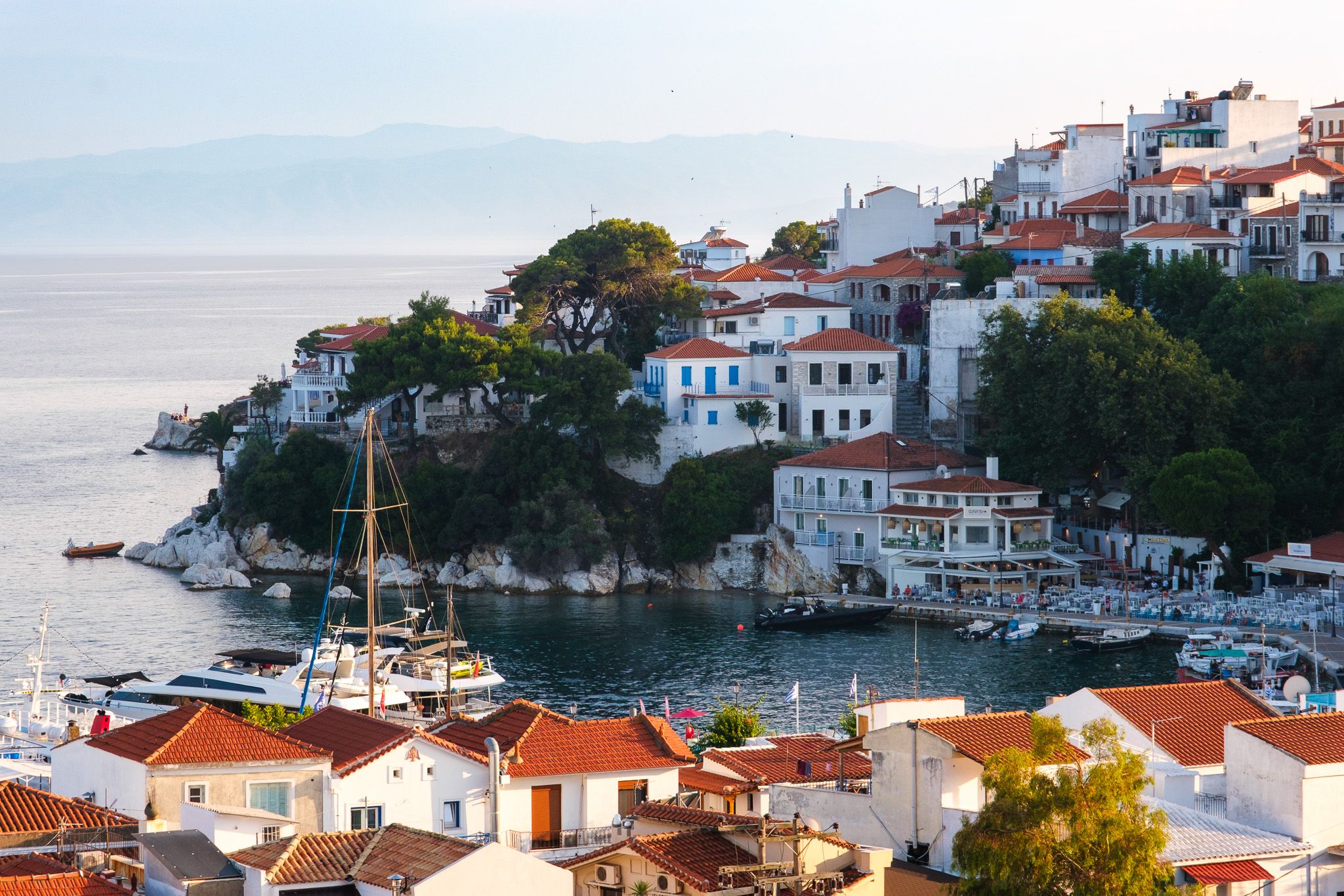 Skiathos port