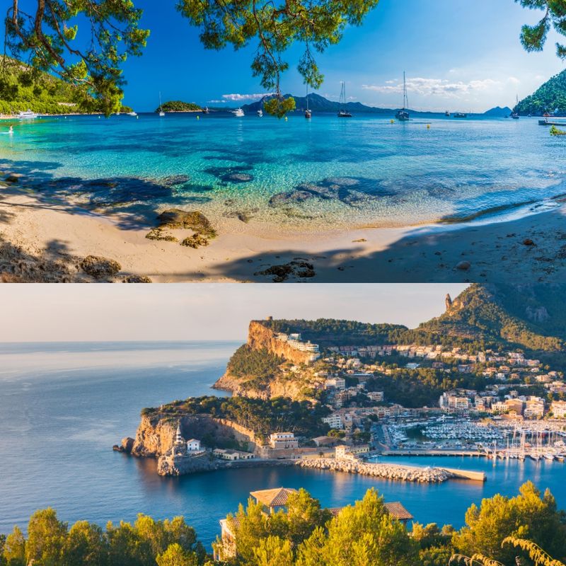Palma & Port de Sóller, side by side