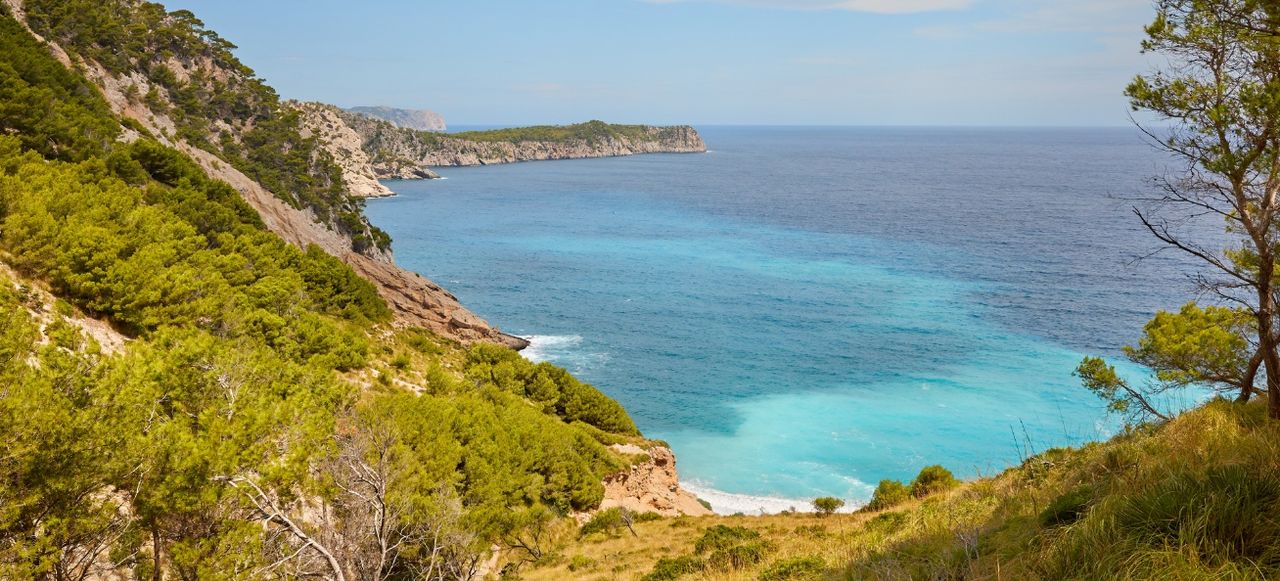 Scenic Mountainous Landscape at Mallorca, Spain