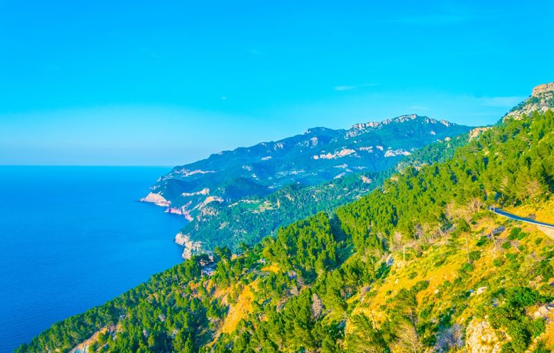 Ragged coast of Mallorca near Estellencs, Spain
