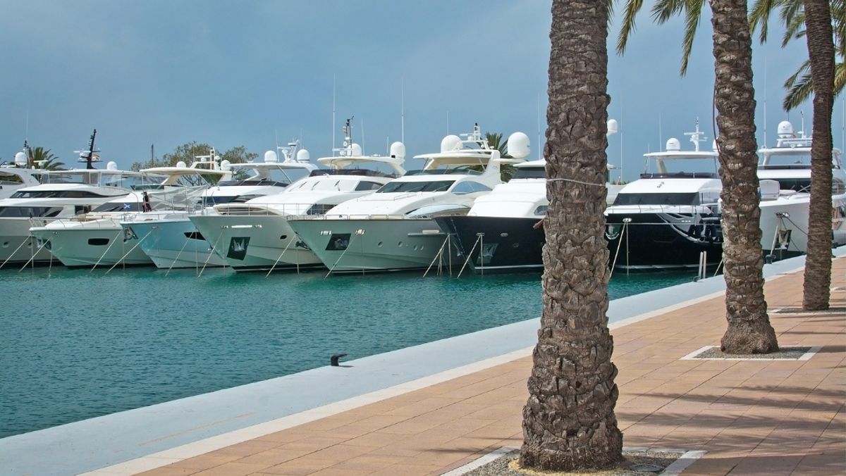 Luxury Yachts in Puerto Portals Marina
