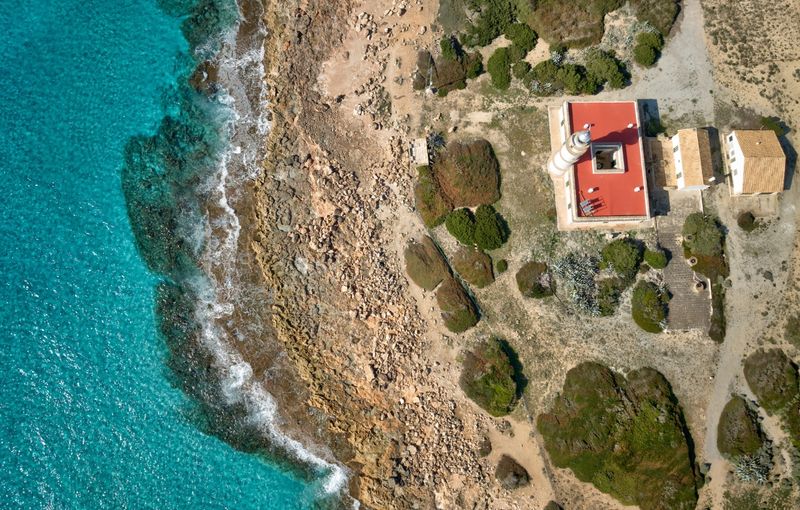 Cap de Ses Salines lighthouse, Mallorca, Balearic Islands
