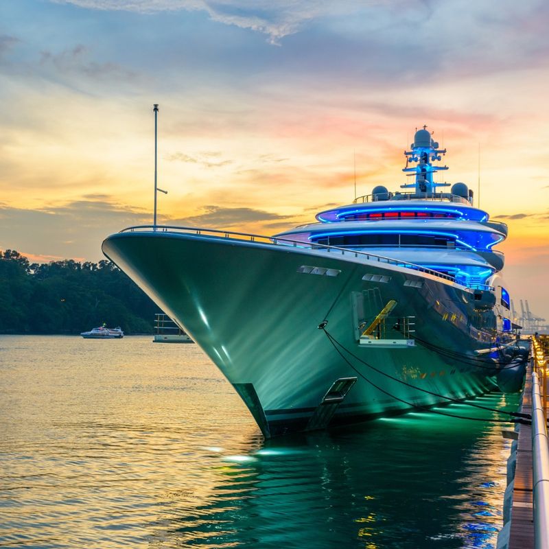 Yacht at Sunset