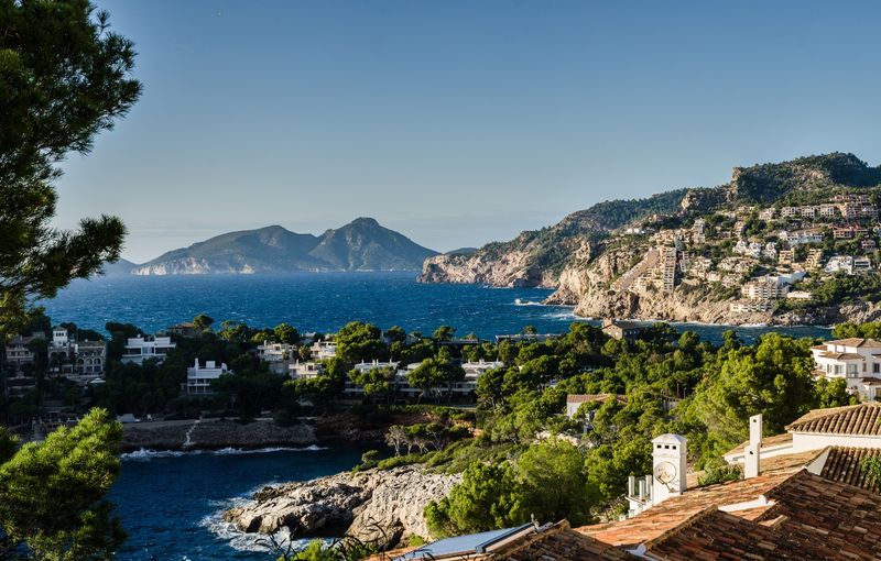 Landscape of the Port of Andratx, Majorca, Balearic Islands, Spain