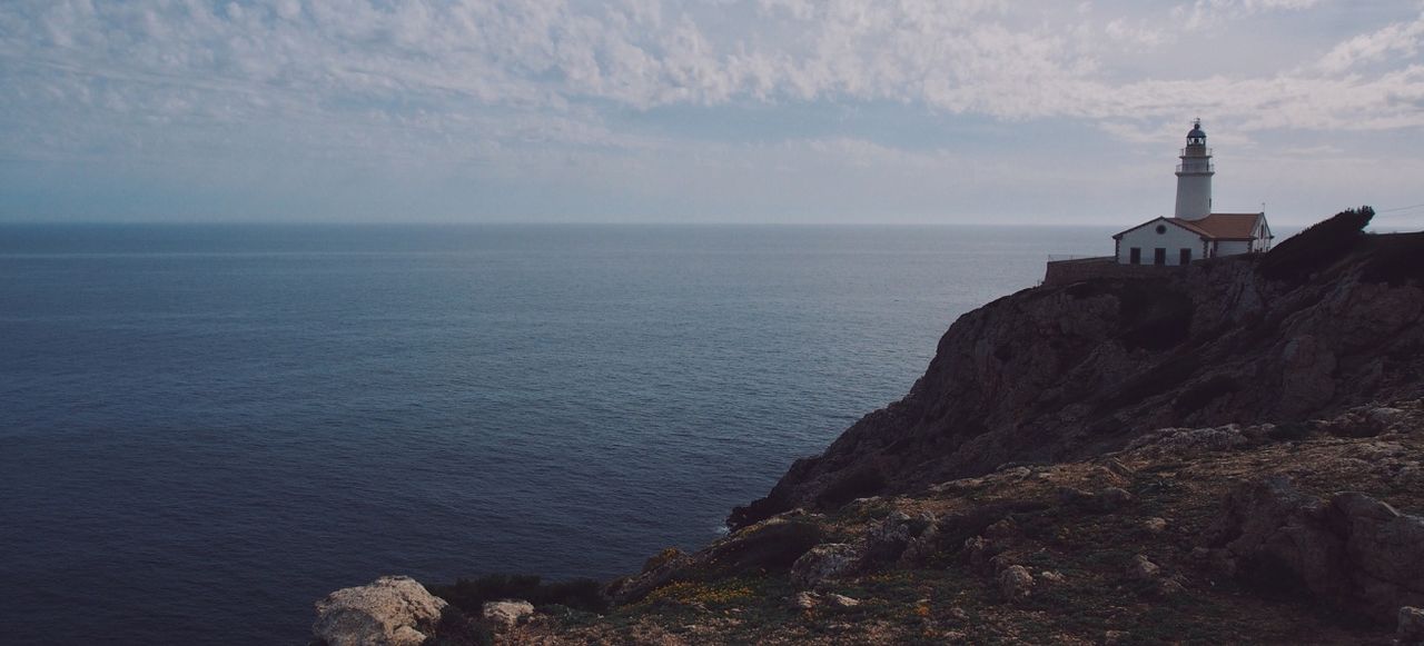 Lighthouse near Cala Ratjada beach in Majorca