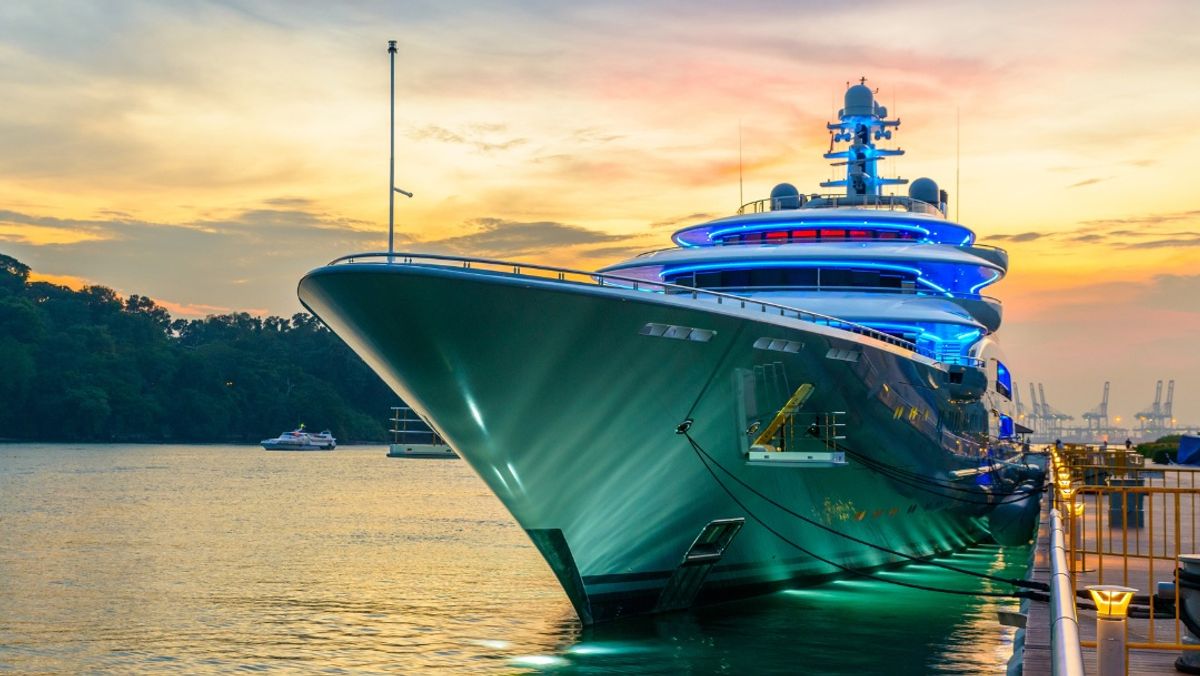 Yacht at Sunset