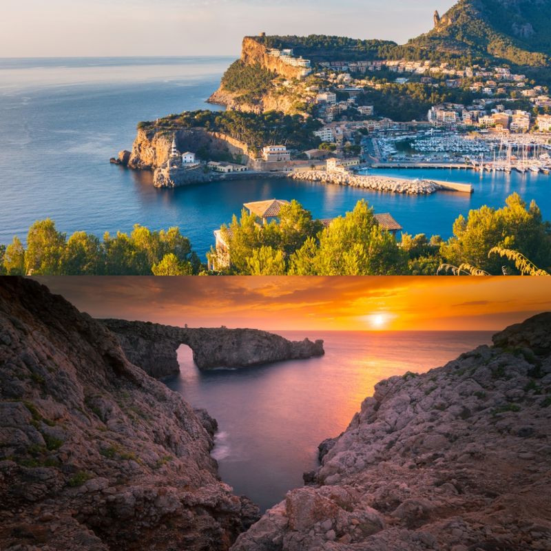 Mallorca & Menorca, side by side