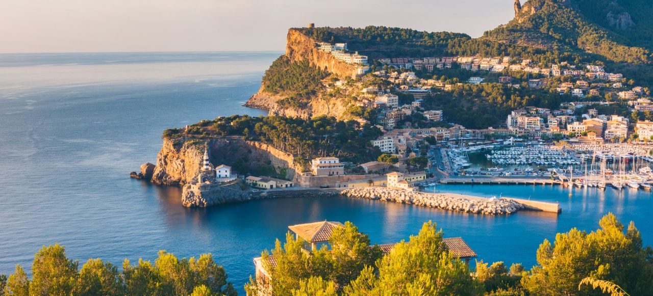 Port de Soller Mallorca at Sunset