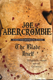 book cover for The Blade Itself