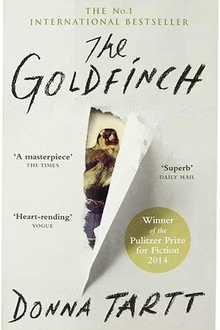 book cover for The Goldfinch