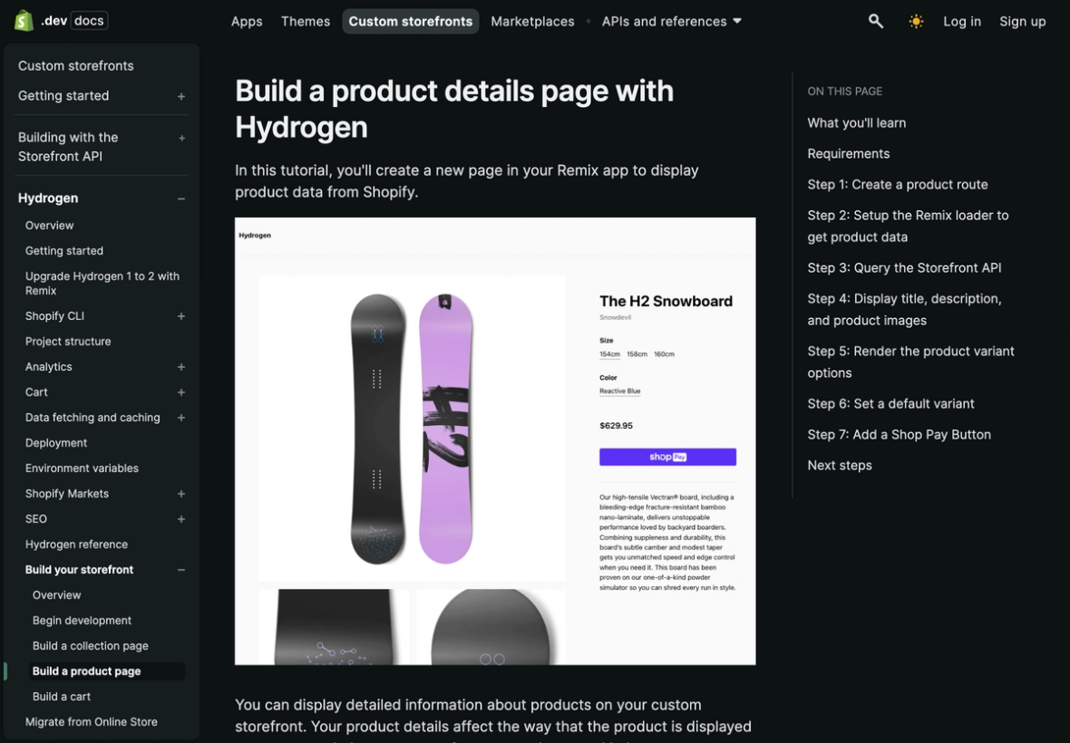 Hydrogen Tutorial Series homepage
