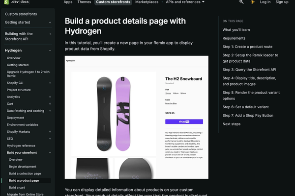 Hydrogen Tutorial Series homepage
