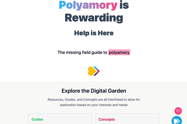 Poly Love Life homepage