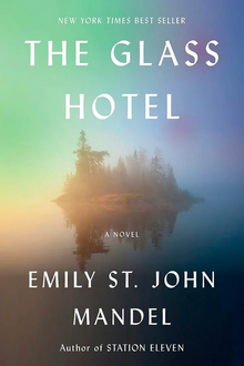 book cover for The Glass Hotel