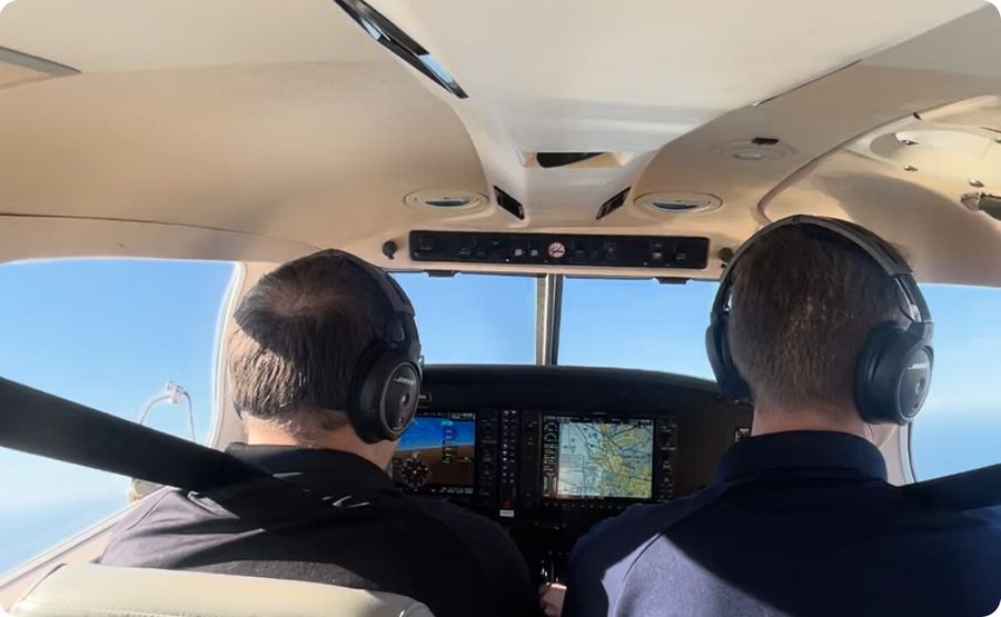 First flight with a Coast instructor