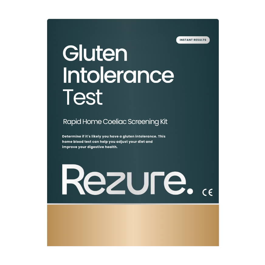 Gluten Intolerance (Coeliac Disease) Home Rapid Test by Rezure Health Main Product Image