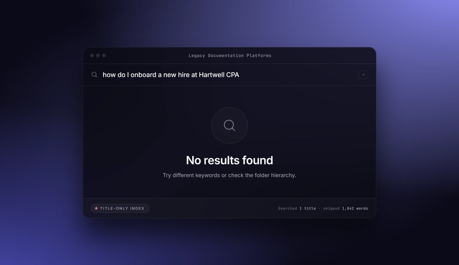 Search is Broken: Why Tribal Knowledge Still Exists in MSPs