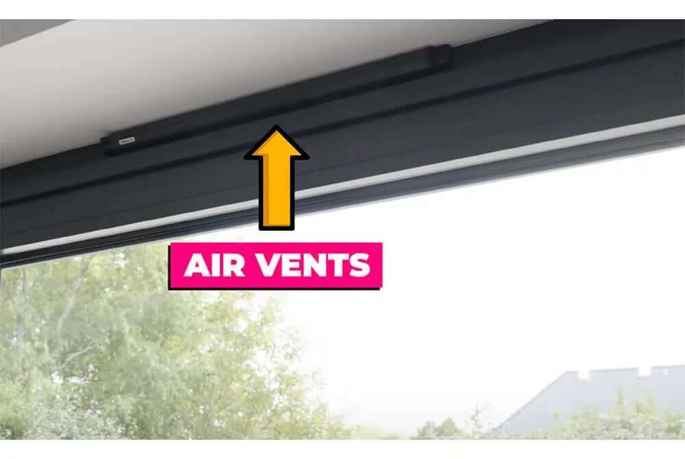 close airvents on cold days