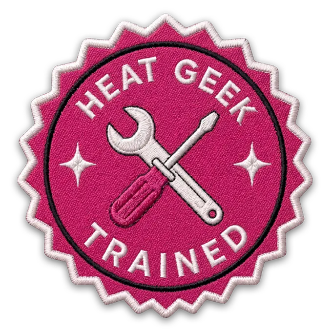 Heat Geek Trained badge