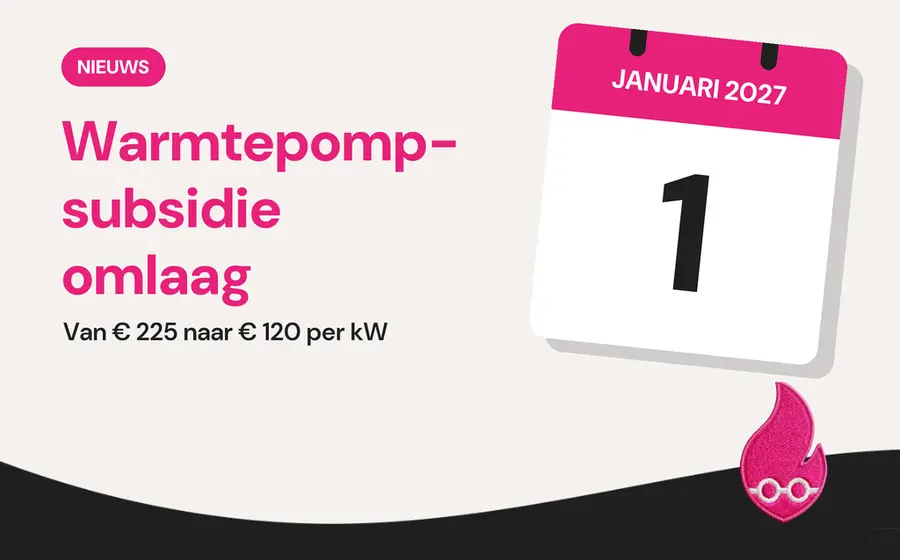 ISDE-subsidie voor warmtepompen gaat per 1 januari 2027 omlaag
