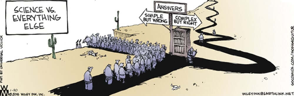science vs everything else cartoon