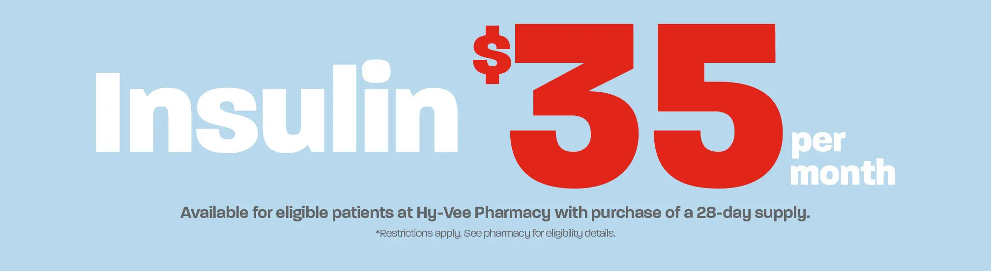 Buy Insulin Online at HyVee Pharmacy Order Now to Save More