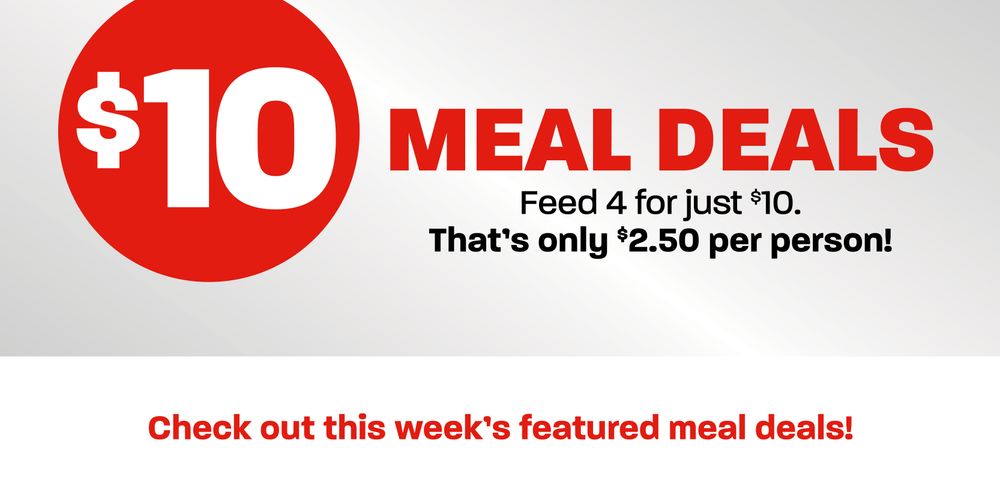 10 Meal Deals HyVee