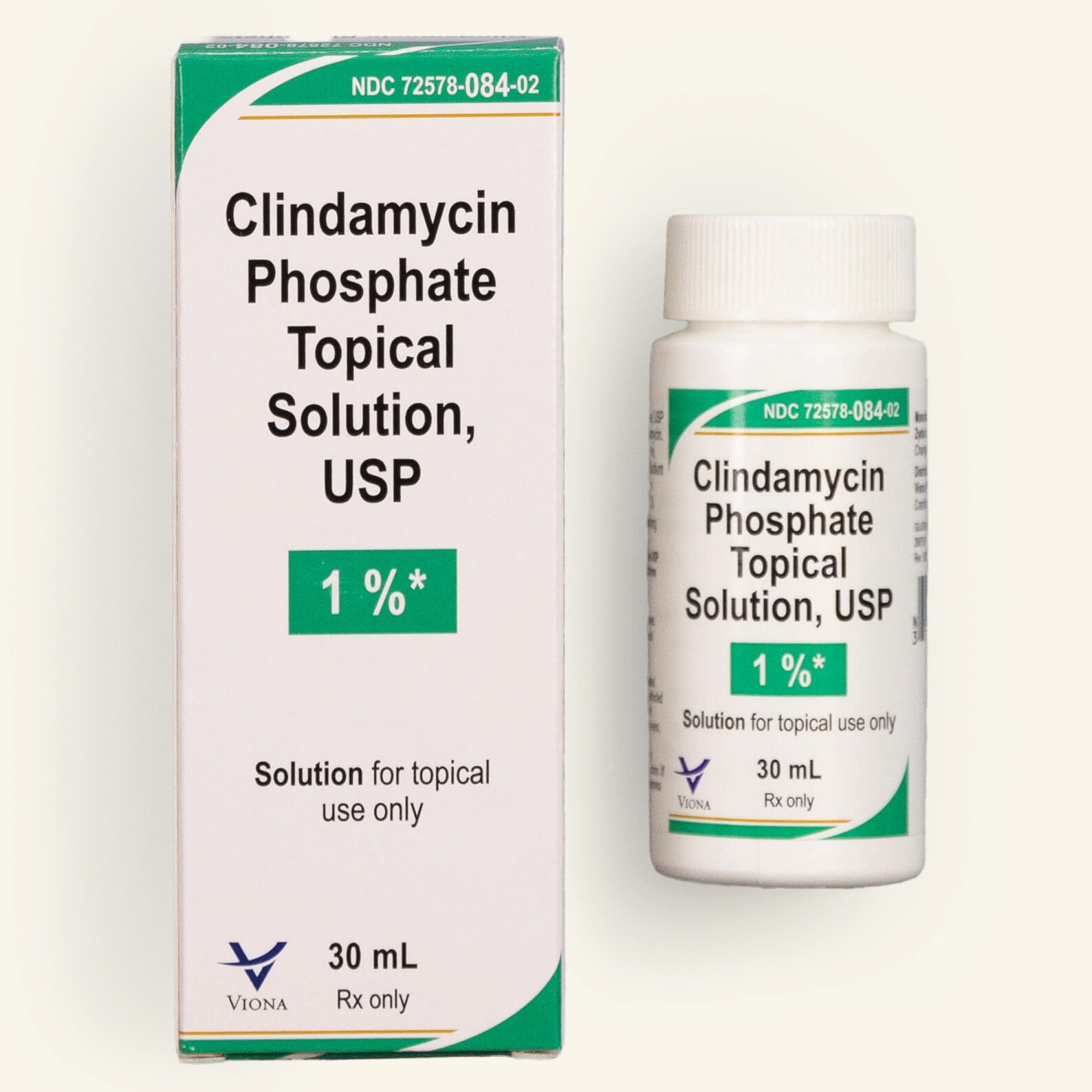 Clindamycin Topical Solution Box & Bottle