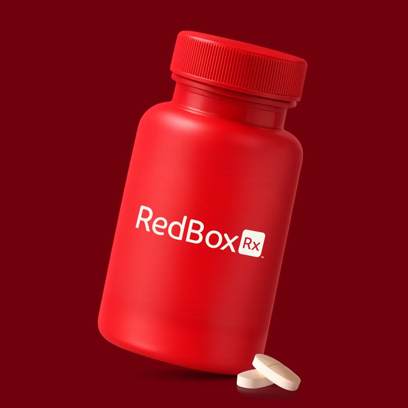 RedBox Rx Migraine Med Bottle
