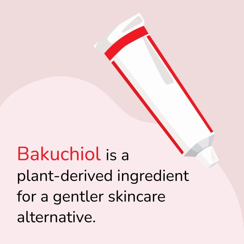 Bakuchiol is a plant-derived ingredient for a gentler skincare alternative.