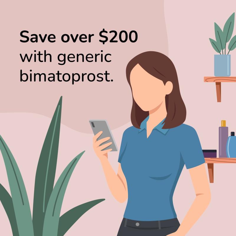 Save over $200 with generic bimatoprost