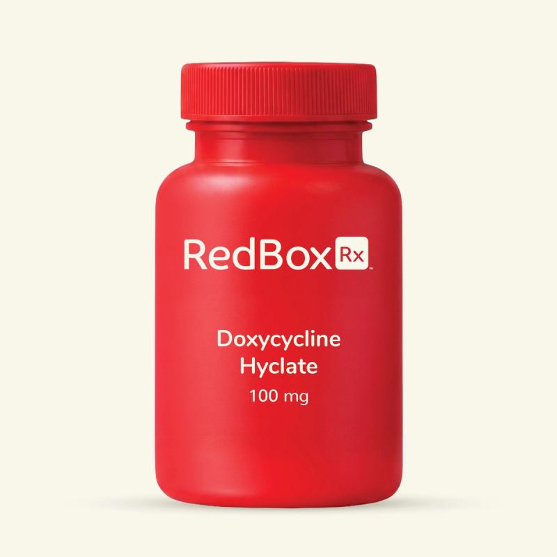 RedBox Rx Doxycycline-Hyclate 100 mg Med Bottle