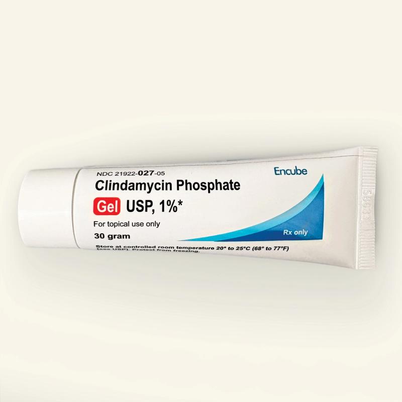 Clindamycin phosphate 1% gel tube