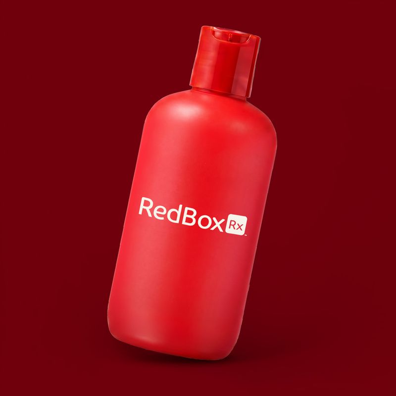 RedBox Rx Dandruff Shampoo Bottle